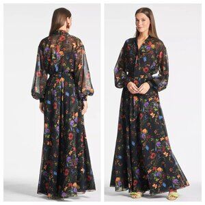 Sachin & Babi Juno Floral Maxi Chiffon Skirt